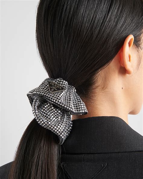 prada hair band|Prada hair scrunchie.